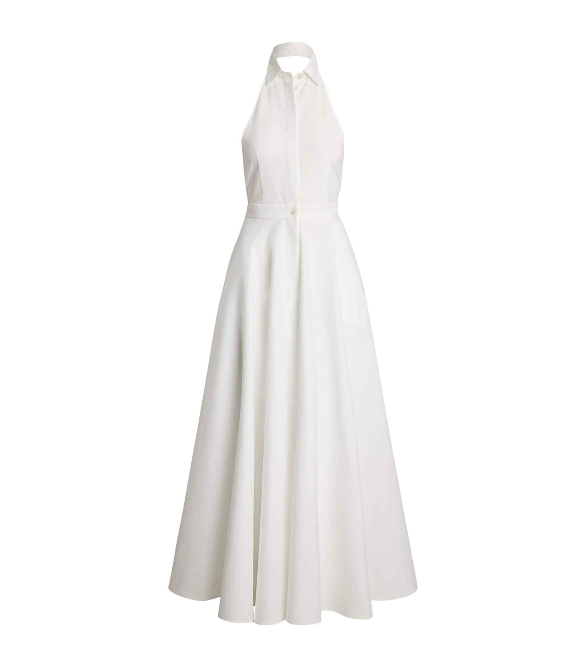 Cotton Piqué Eldred Maxi Dress