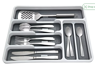 Cutlery drawer organiser product shot