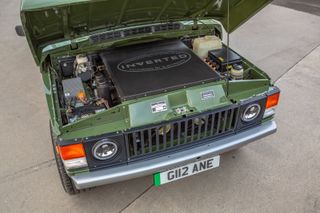 Range Rover Classic EV by Inverted under the bonnet