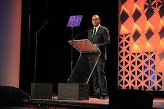 CNN anchor Don Lemon speaking at the 32nd Annual NAMIC Conference