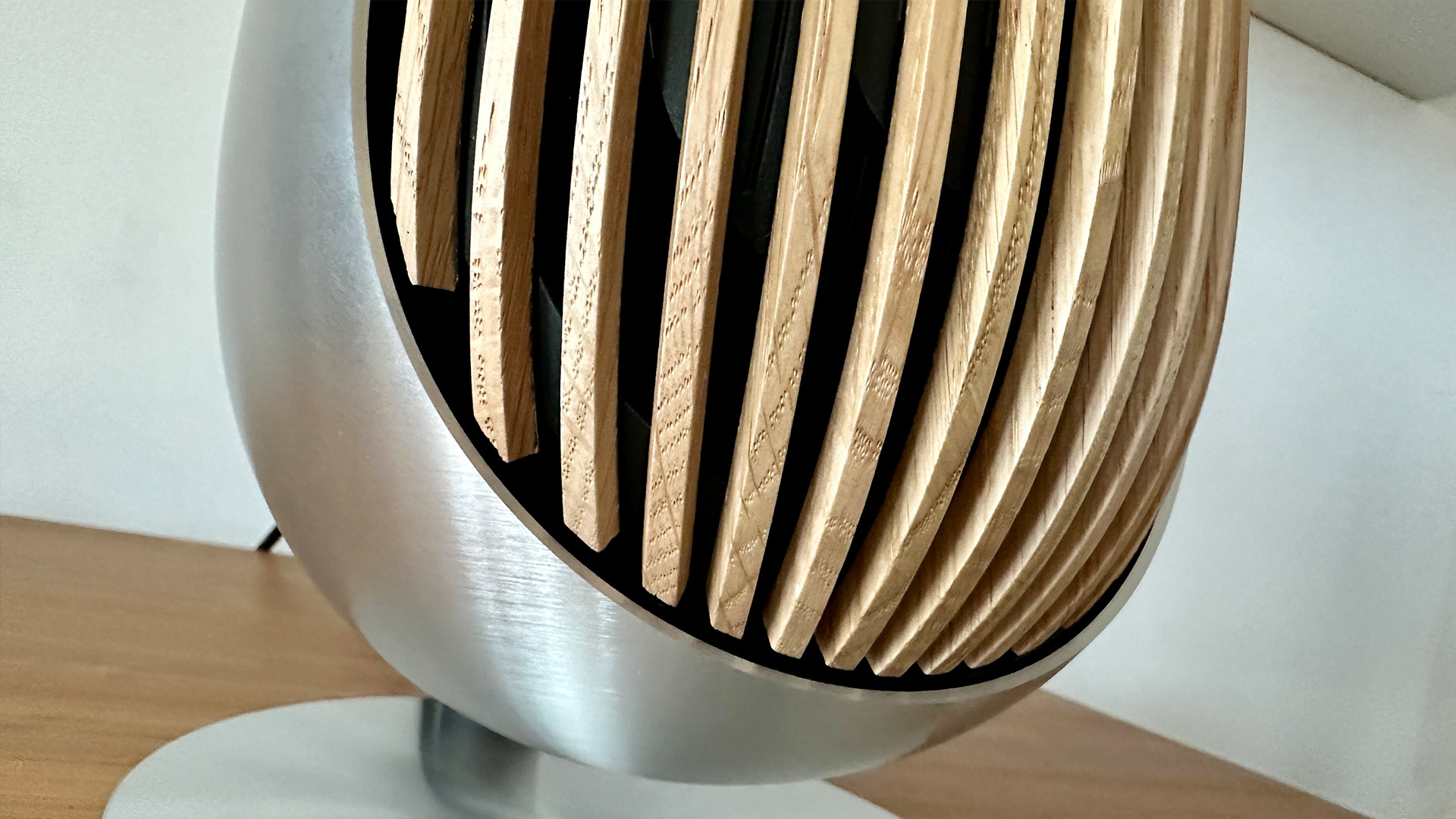 A close-up of the Bang & Olufsen Beolab 8