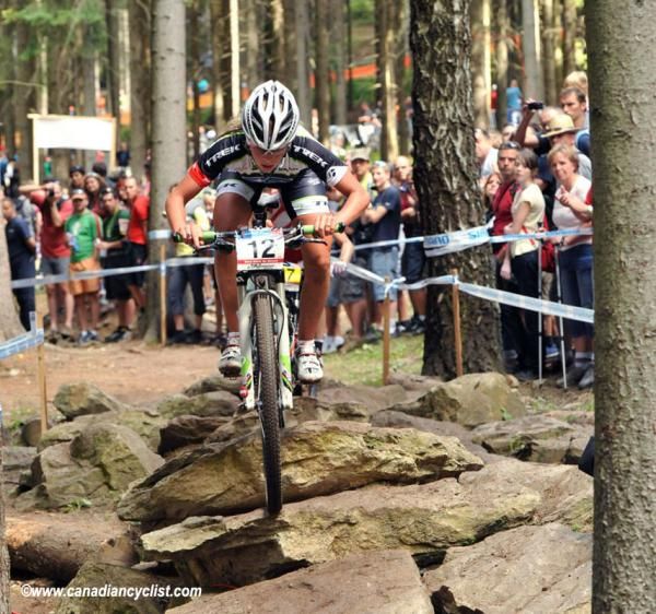 Emily Batty (Subaru - Trek) likes it technical