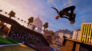 Promotional screenshot of a skater in Tony Hawk's Pro Skater 3 + 4