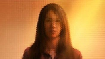 A pixelated image of a woman from a promo poster for &#039;How I Left The Opus Dei&#039;