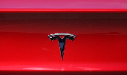 The Tesla logo