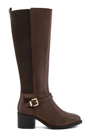 Dune London Leather Knee High Boots