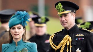 Catherine, Princess of Wales and Prince William, Prince of Wales attend the 2023 St. Patrick's Day Parade