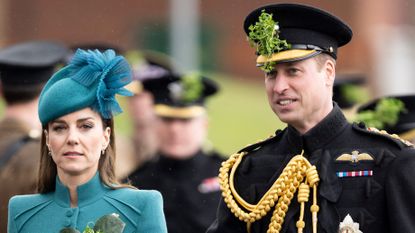 Kate Middleton's power play signal to Prince William explained, seen here they attend the 2023 St. Patrick's Day Parade