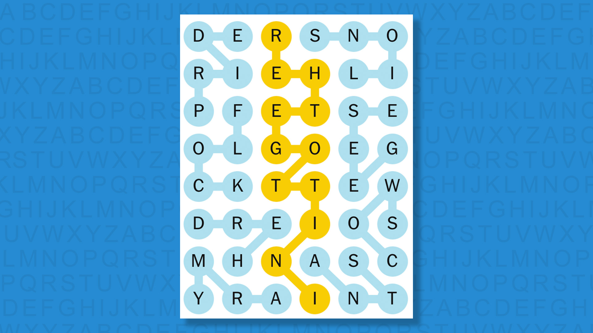 NYT Strands answers for game 637 on a blue background