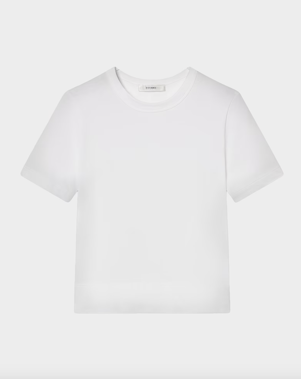 white boxy tee