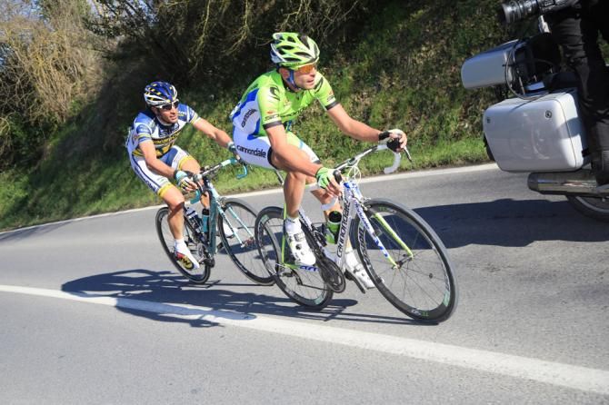 Moreno Moser (Cannondale) leads Flecha