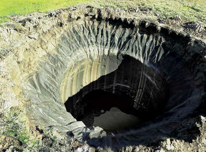 Crater in Siberia