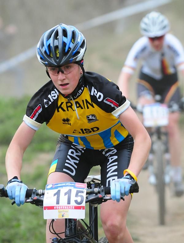 Yana Belomoyna (Ukraine) rides to seventh place