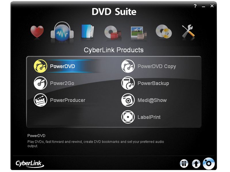 cyberlink dvd media suite