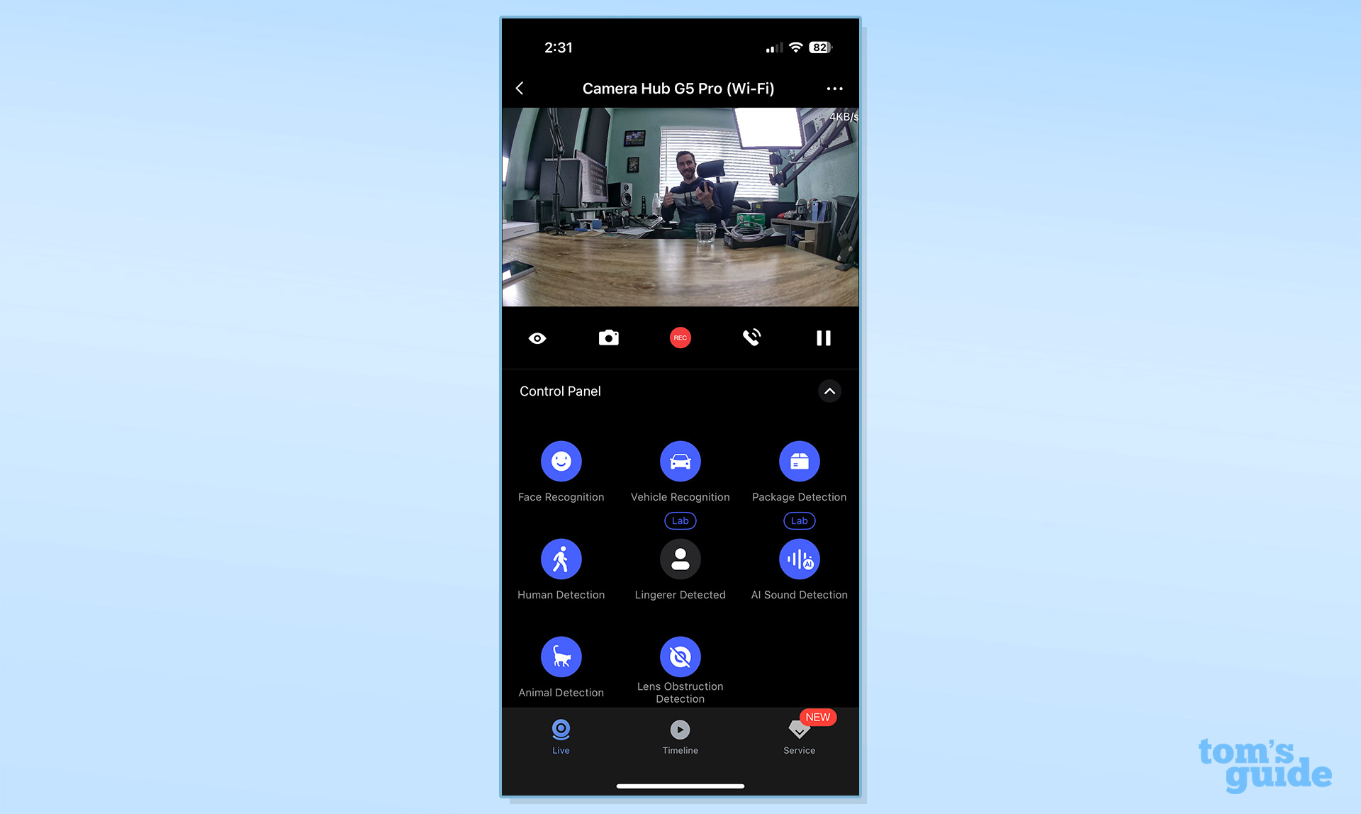 Aqara Camera Hub G5 Pro app screenshot