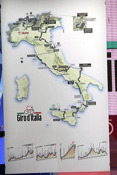 The 2008 Corsa Rosa features the Gavia