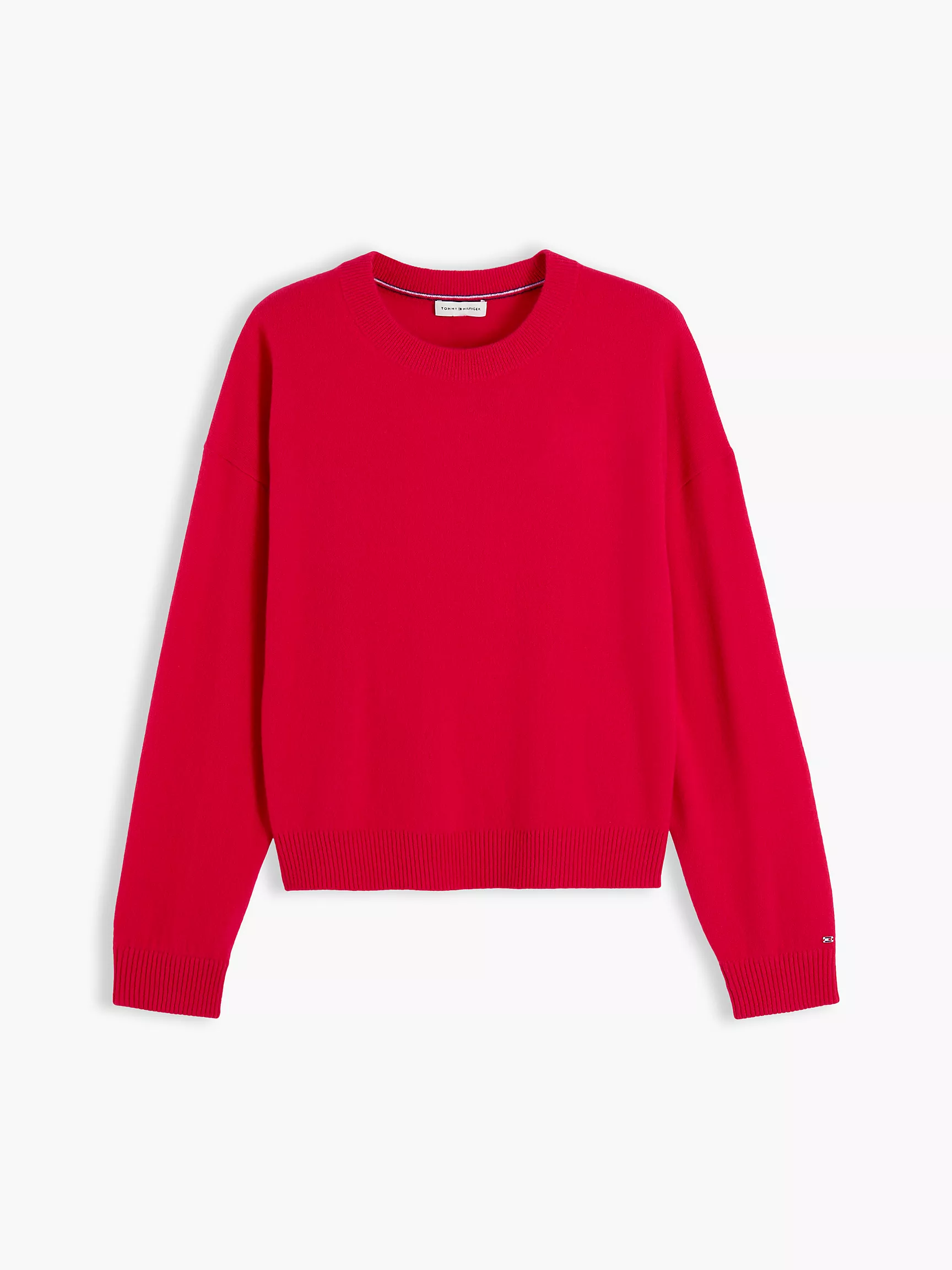 Tommy Hilfiger, Embroidered Crest Logo Cashmere Sweater