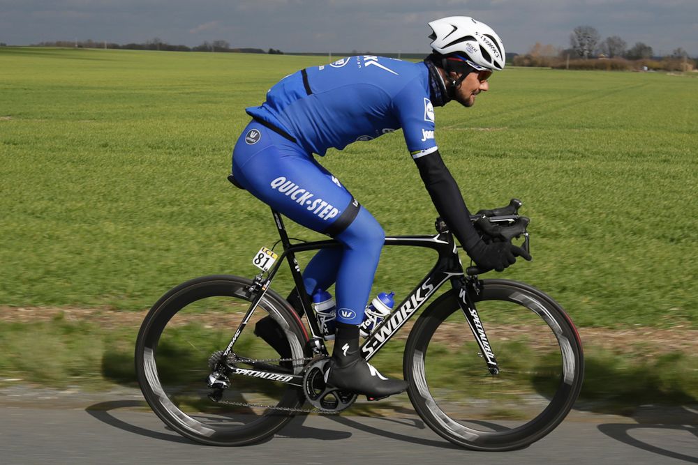 Tom Boonen rides during stage 2 at Paris-Nice.