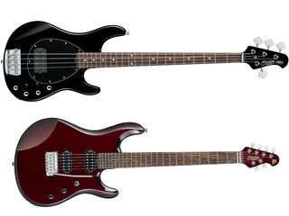 The SB14 bass and the JP50 guitar