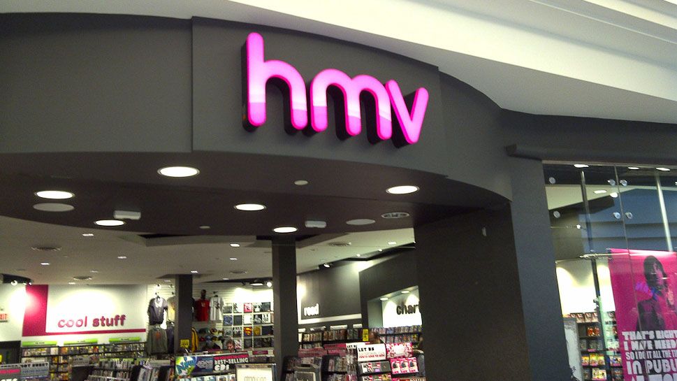 A third of all HMV stores will close in the next two months