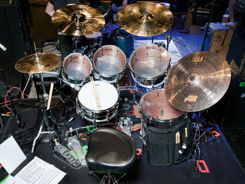 Drum kits of the pros: stars' live and studio drum setups in pictures ...