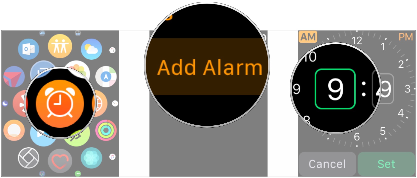 Будильник на apple watch. Как поставить будильник. Будильник АПЛ. Автоматический будильник app.