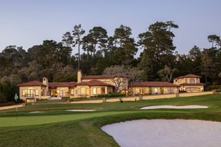 A house overlooking the 11th green and 12th tee at Pebble Beach