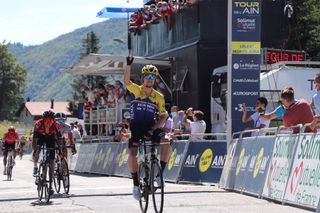 Primoz Roglic wins stage 2 of the Tour de l'Ain