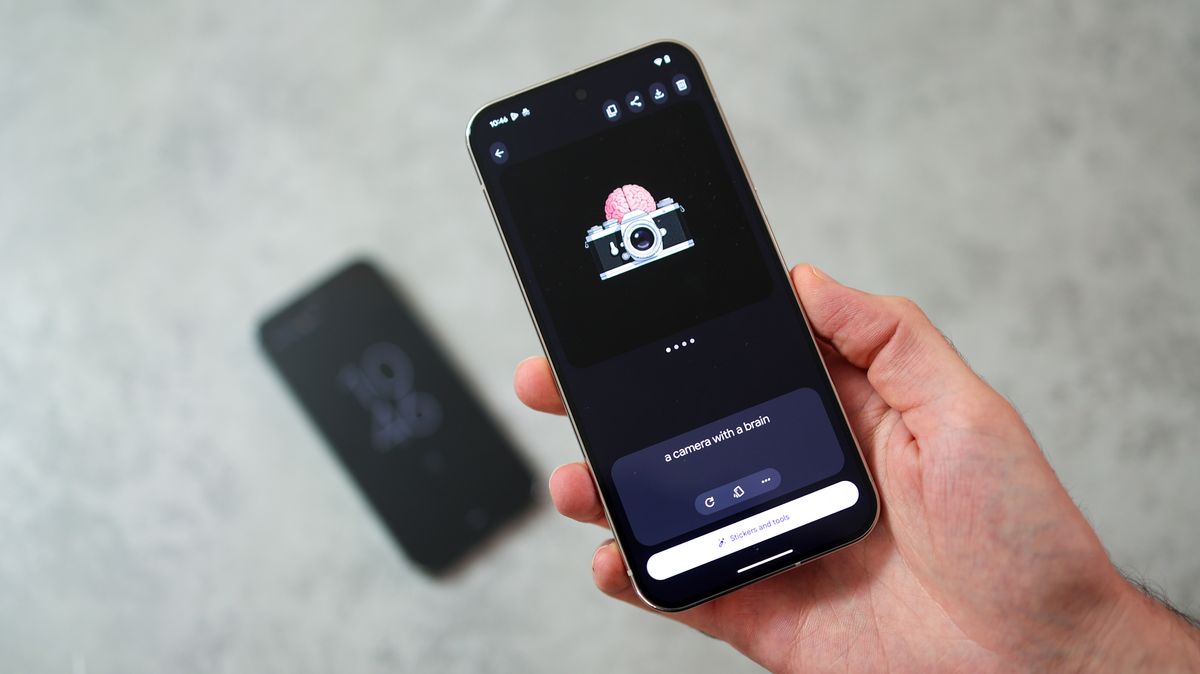 A photo of the Google Pixel 9 Pro and 9 Pro XL