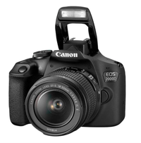 Canon EOS 2000D DSLR Camera (black) - was £469.99, now £458.02