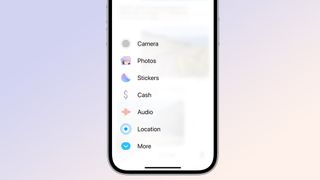 An image of iMessage apps on iOS 17