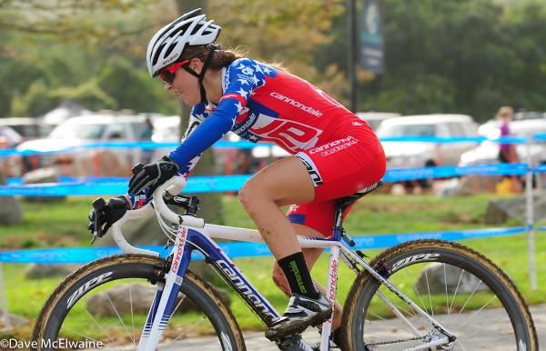 Kaitlin Antonneau (Cannondale) putting in a fourth place ride