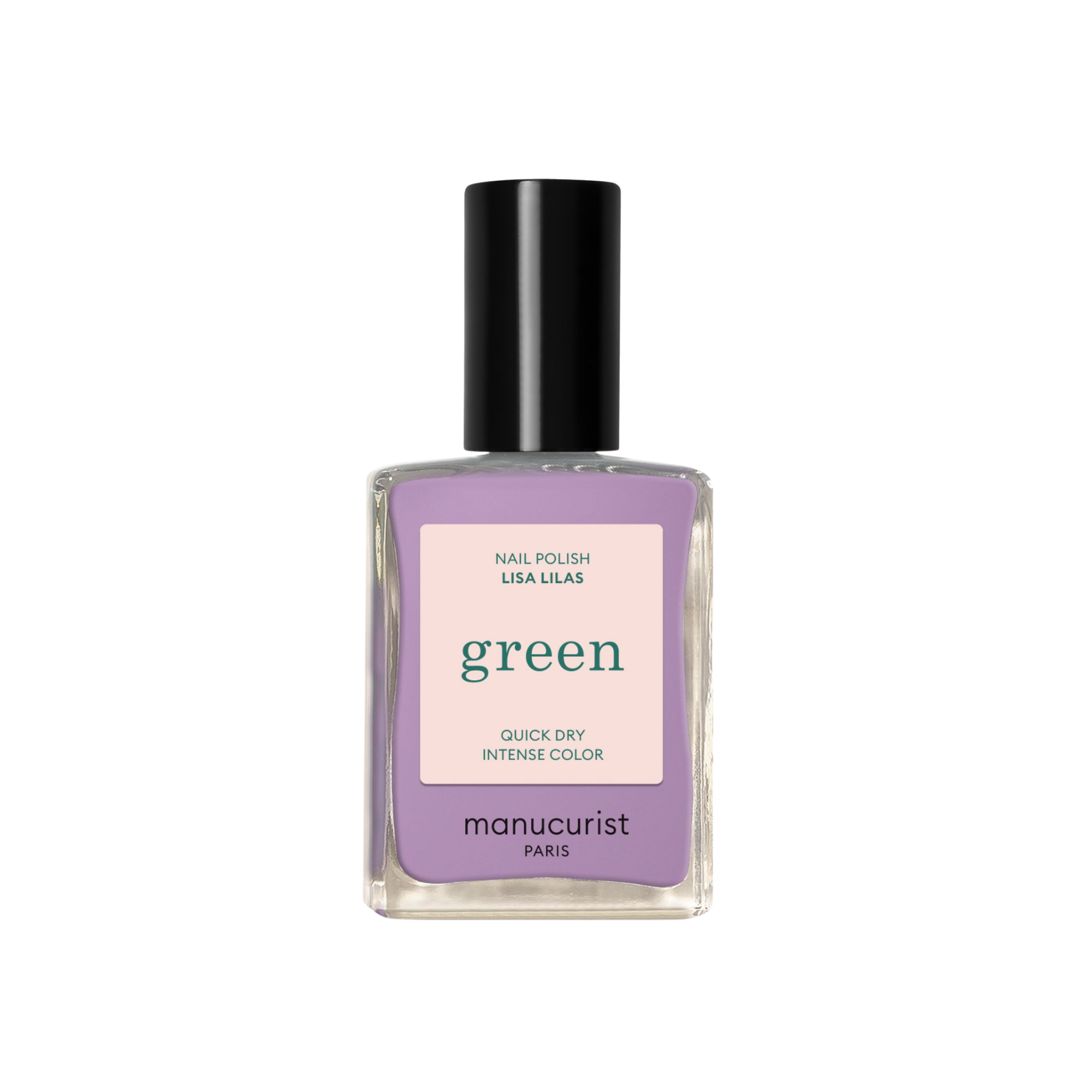 Green Nail Polish, Quick Dry, Non-Toxic Nail Polish With Gel-Like Finish - Lisa Lilas (a Lilac)