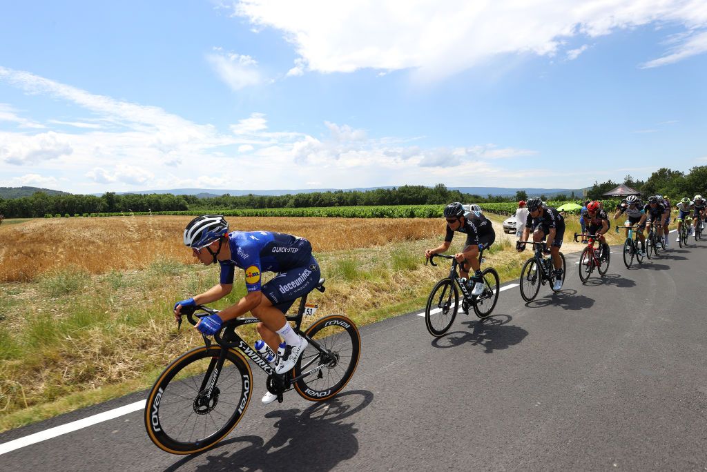 The gruppetto on stage 11 of the Tour de France