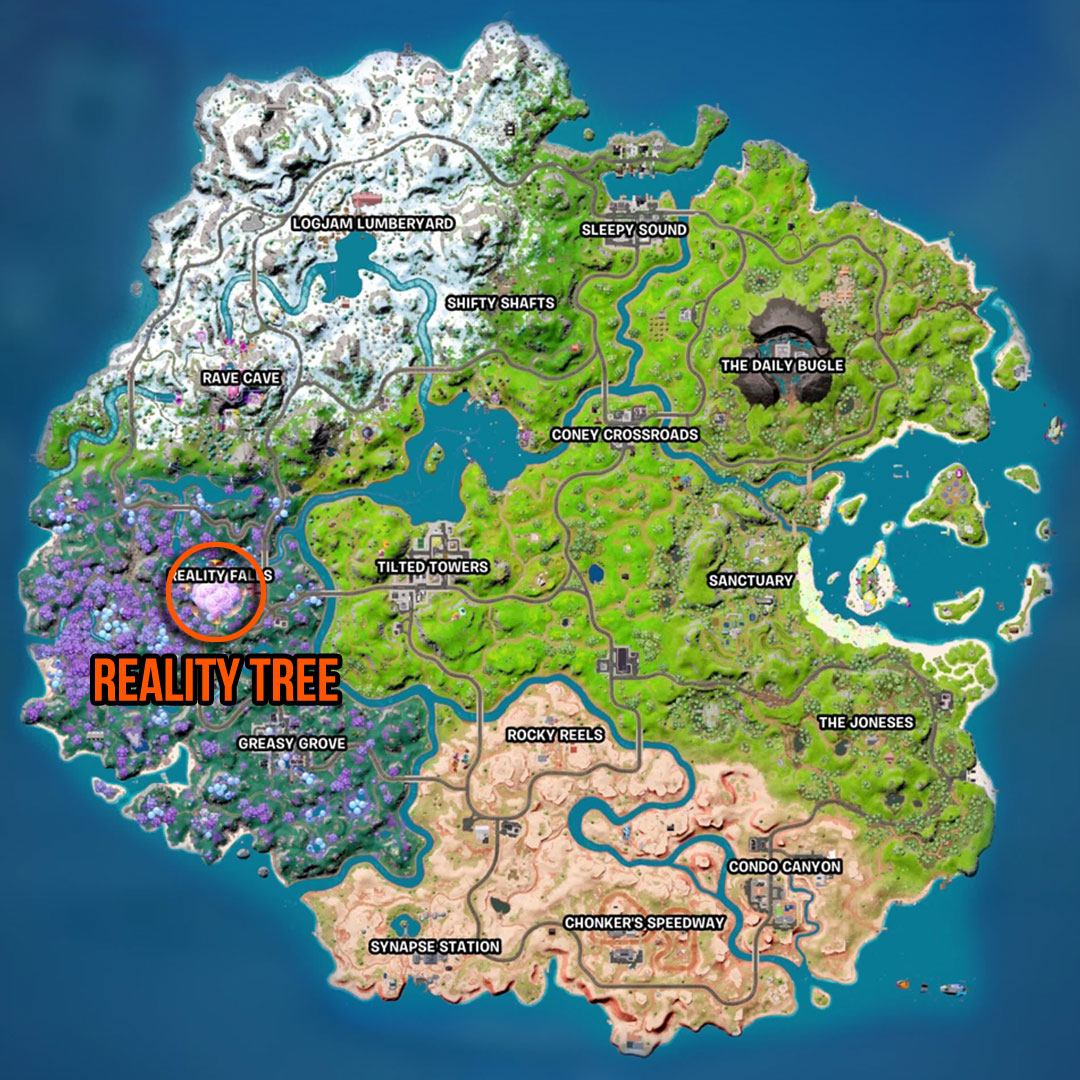 Fortnite Reality Seeds map
