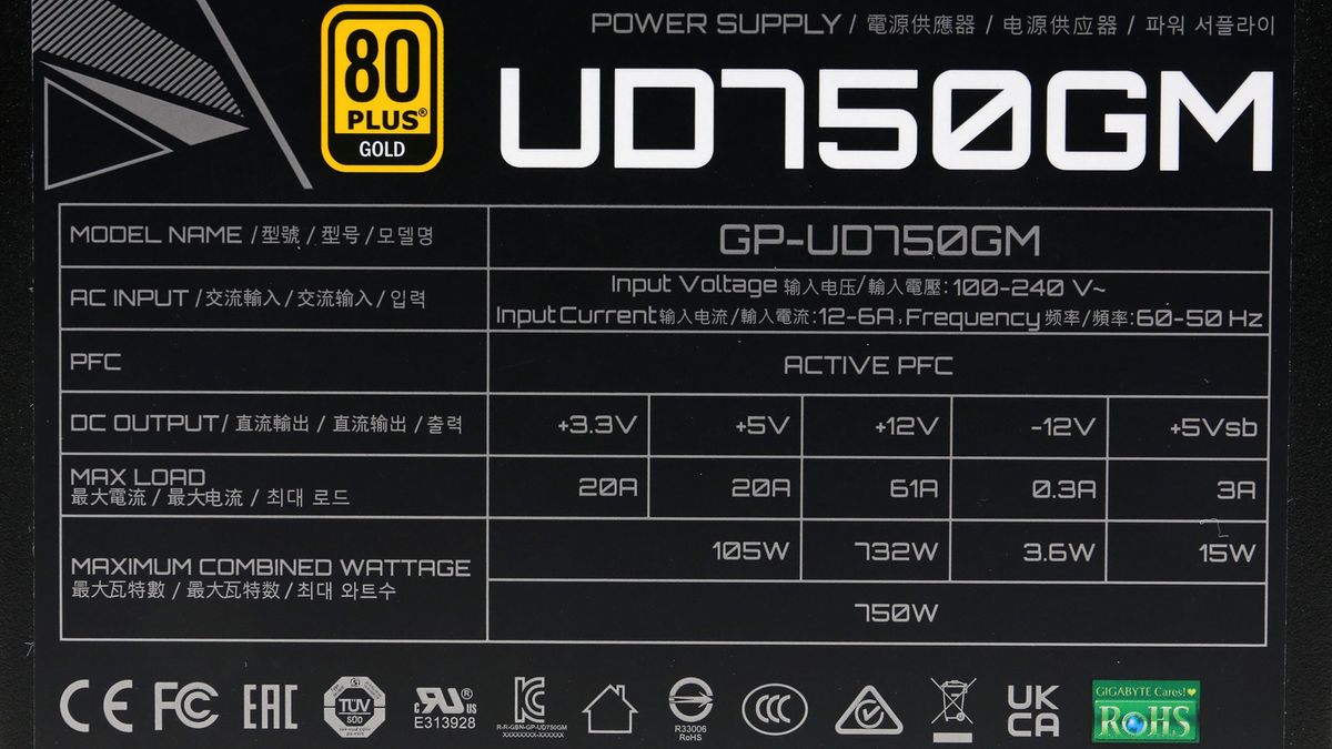 Gigabyte UD750GM
