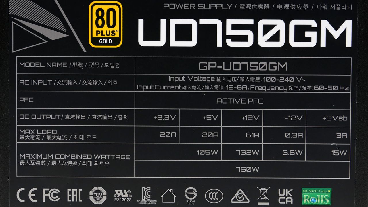 Gigabyte UD750GM