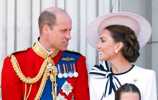 Prince William and Kate Middleton at Trooping the Colour