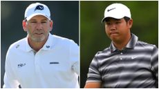 Sergio Garcia and Tom Kim 