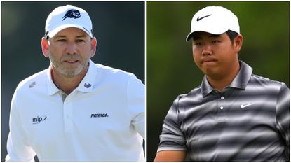 Sergio Garcia and Tom Kim