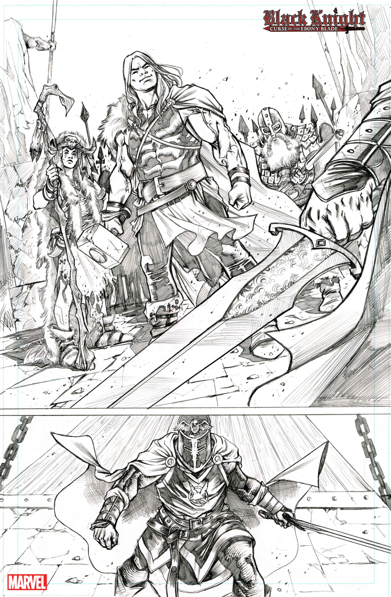 Black Knight: Curse of the Ebony Blade #2 and 3