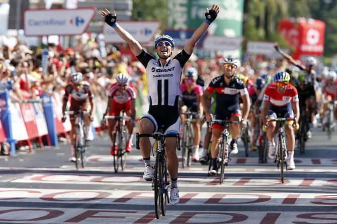 John Degenkolb (Giant-Shimano) wins stage 4 at the Vuelta a Espa&ntilde;a