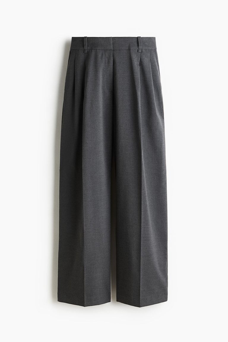 Wide-Leg Dress Pants