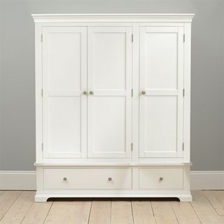 The Cotswold Company Chantilly Triple White Wardrobe