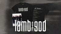 Lamb of God magazine and t-shirt