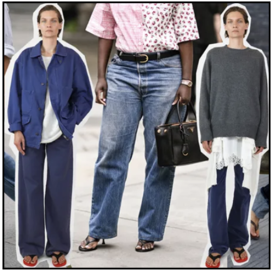How City Girls Are Wearing Flip Flops and Jeans This Summer