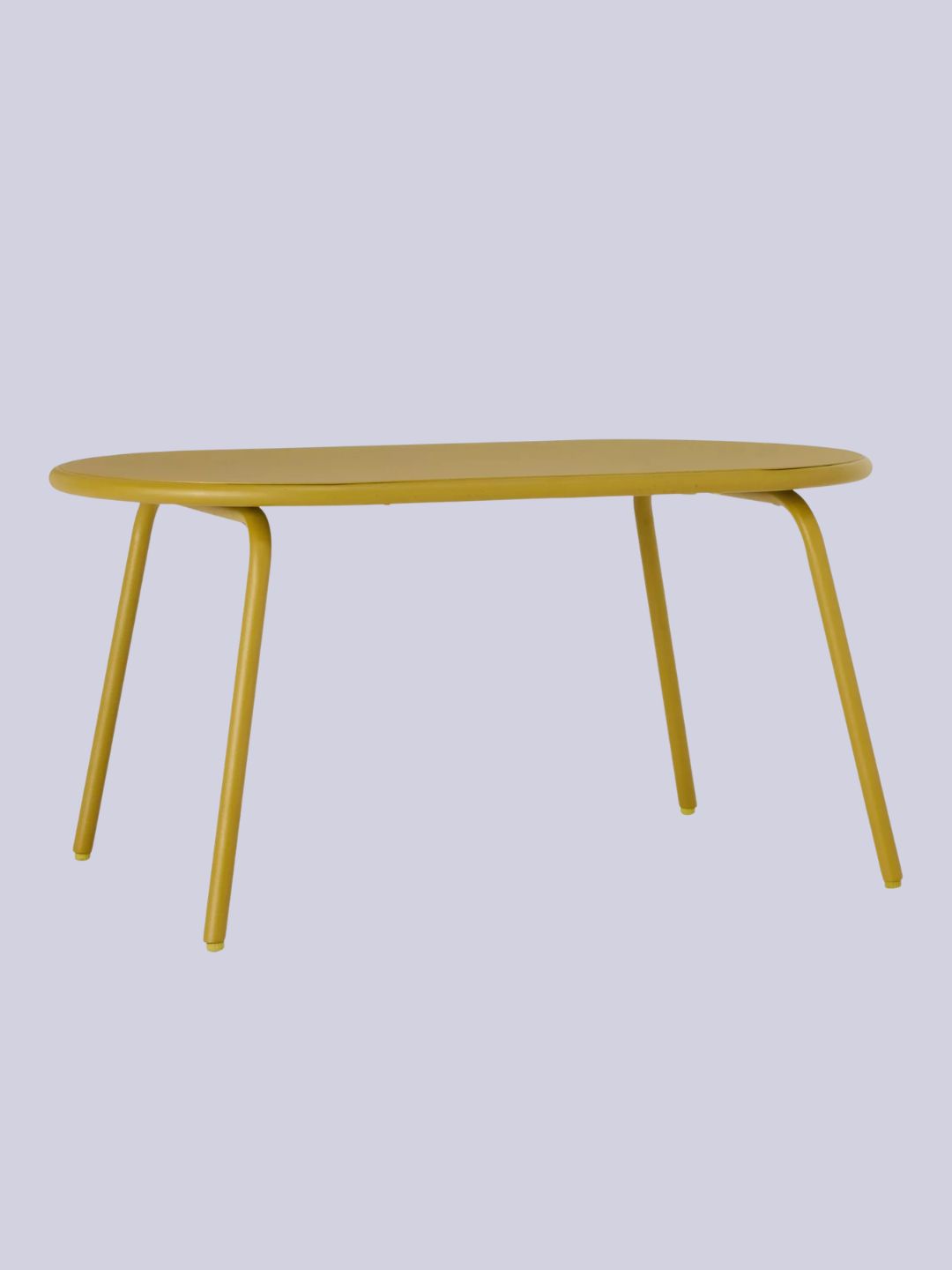 John Lewis, Oval Metal Garden Coffee Table in Golden Olive