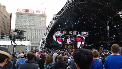 Expansive AV Setup Enhances the NFL Draft Town Experience