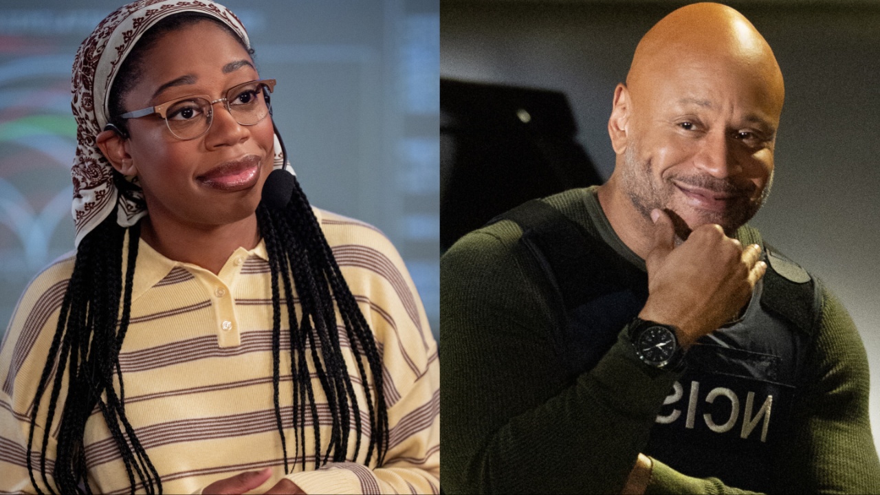 Kasie and Sam split image on NCIS