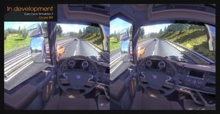 Euro Truck Simulator 2 via Oculus Rift